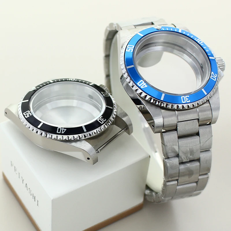 38mm Vintage Men's Watch Case 316L Stainless Steel For Seiko NH35 NH36 NH38 NH34 Automatic Movement 28.5mm Dial Retro Submariner