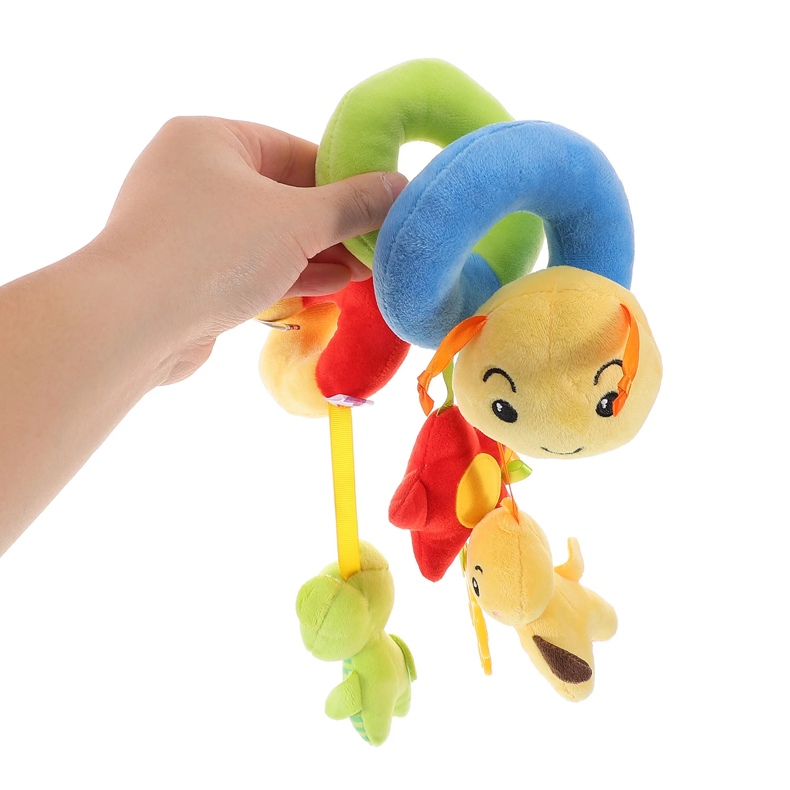 Espiral bebê pendurado assento de carro carrinho berço conforto desenvolvimento sensorial educação precoce calmante infantil arco carrinho brinquedo arco