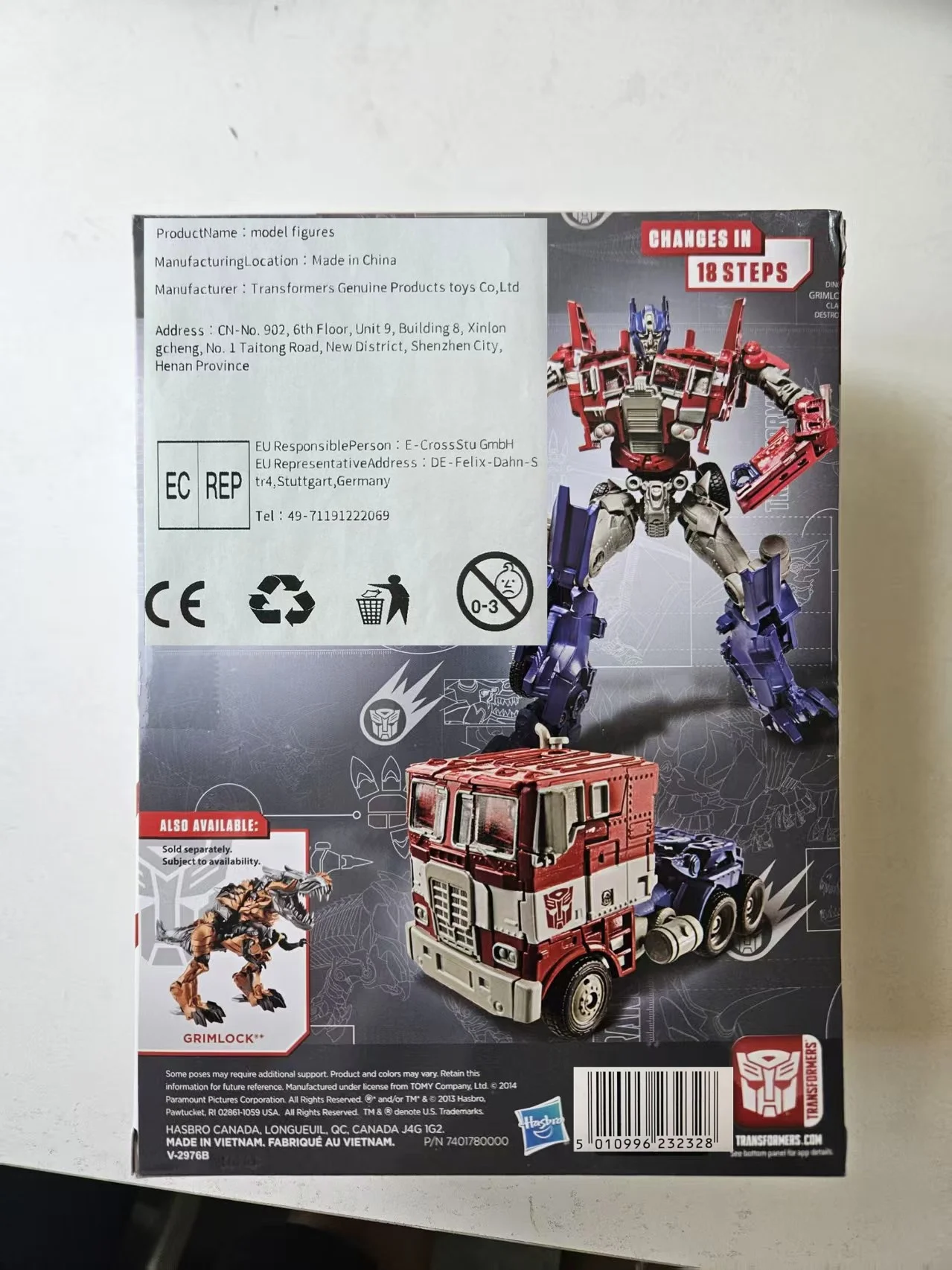 

Original in Stock Takara Tomy Transformer V-level Inspiration G1 Figure Gifts Model Ornaments Assembled Toys Anime Prototype