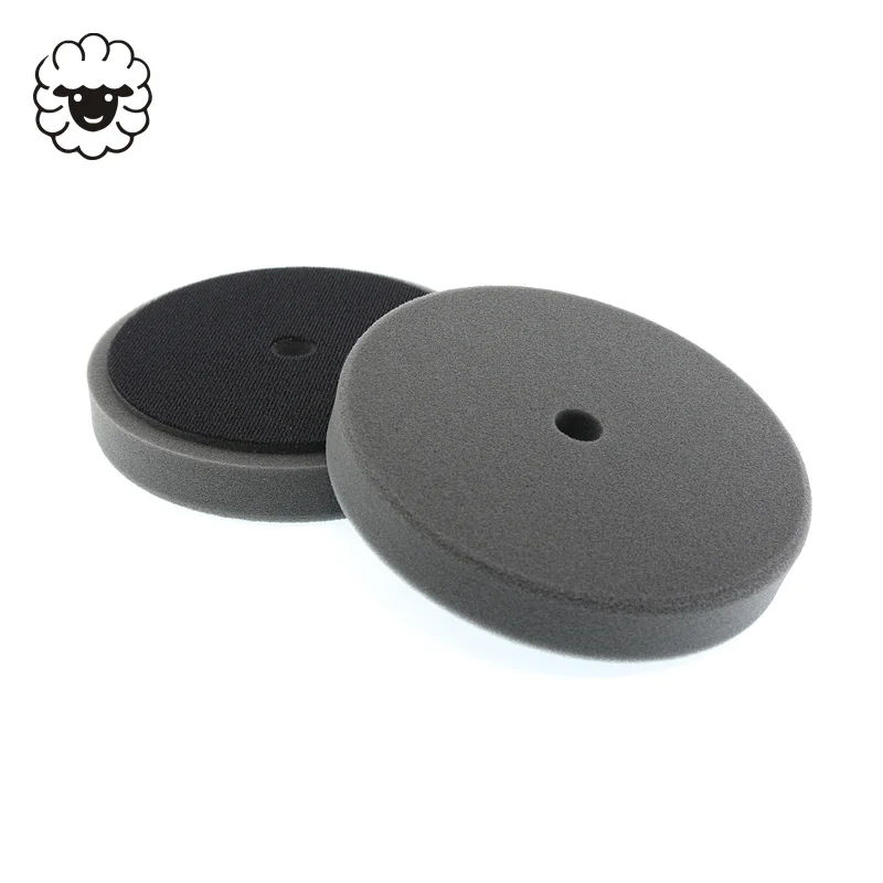 

1000Sheep 130mm Polish Buffing pad 5inch Black Finishing pad Car Detailing Polishing Foam Pad For Rotary Polisher