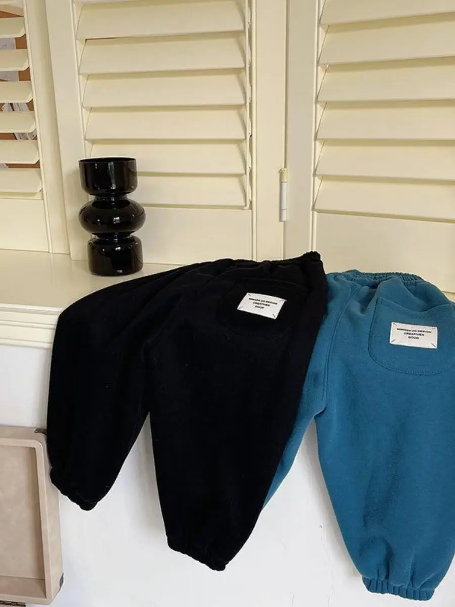 กางเกงขายาวเด็กแบบชิ้นเดียว แบรนด์ Thiened สำหรับฤดูหนาว สไตล์ลำลอง เหมาะสำหรับเด็กผู้ชายและเด็กผู้หญิง ดีไซน์ลายทางสไตล์เกาหลี ให้ความอบอุ่น ทรงหลวม ใส่สบาย