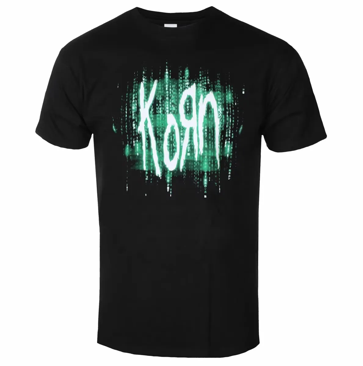 Korn Matrix Code Nu Metal Graphic T-Shirt Cotton Men Women Streetwear Tee