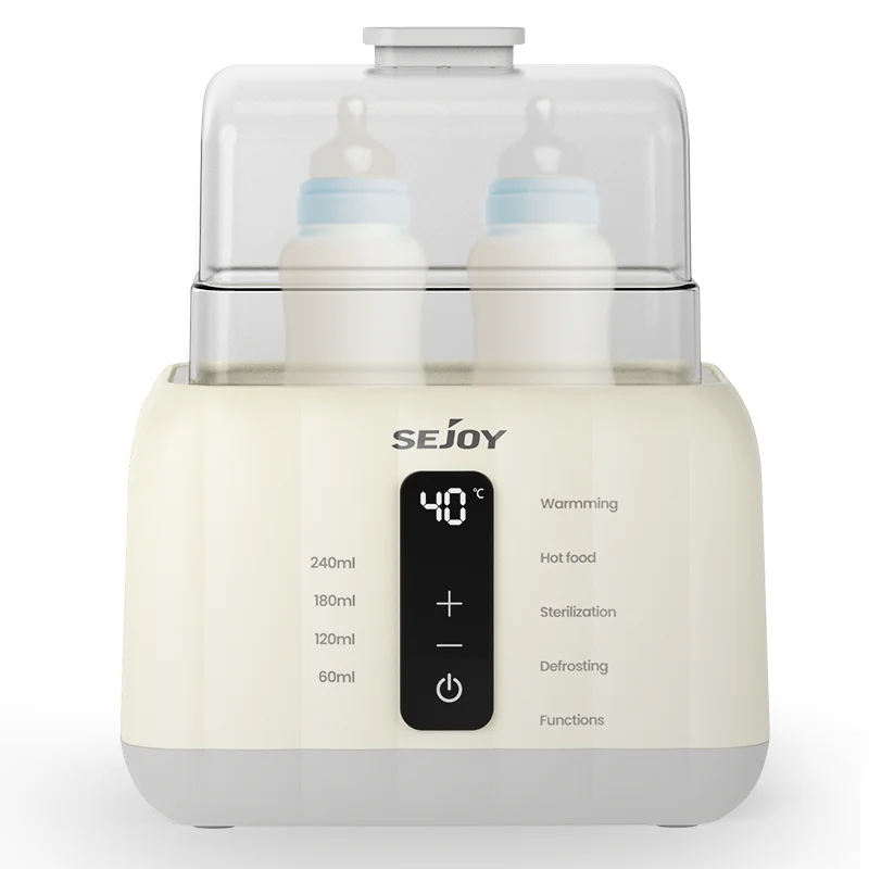Double Baby Bottle Warmer Multi function Fast Baby,Baby Milk Warmer Food Heater with ACcurate Temperature Control Formula Water Warmer for Twins