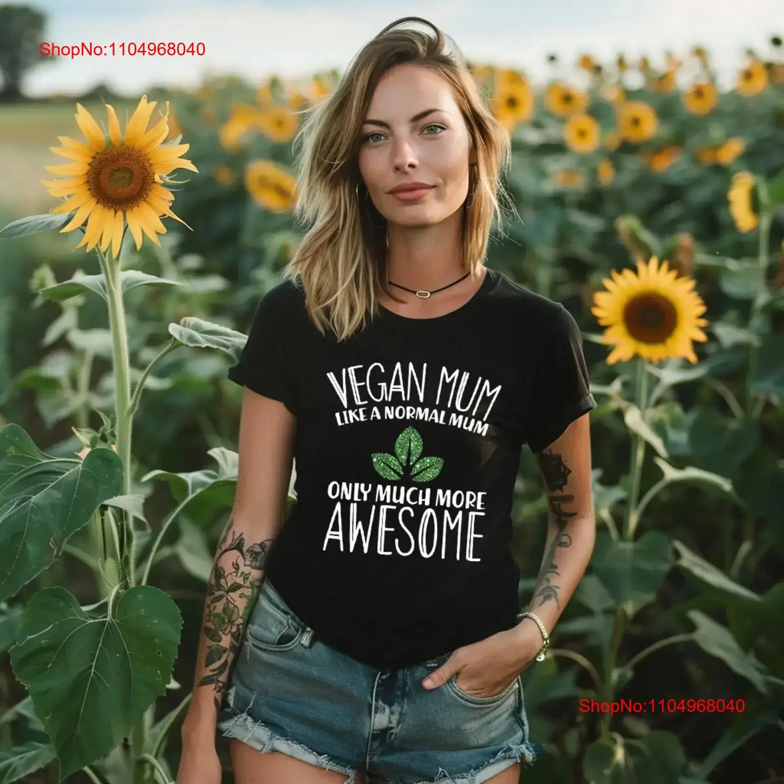 Camiseta vegana para mamá para mujer, camiseta vegetariana a base de plantas veganas, cumpleaños, Día de la madre, Top de Navidad para mamá