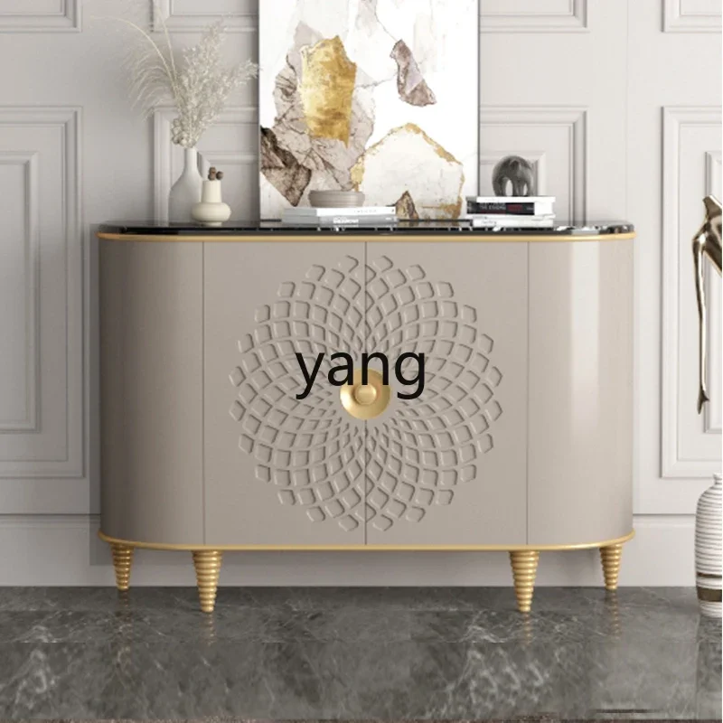 XYY light luxury Internet celebrity porch cabinet marble high-end locker simple small dining side cabinet