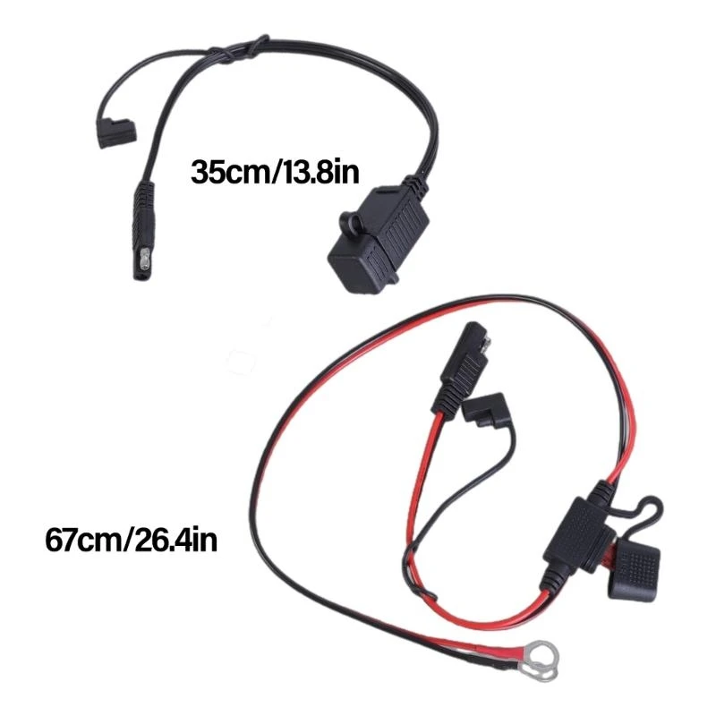 

Professional 18AWG SAE to USB Adapter 5V/2.1A Motorcycle Extension Cord