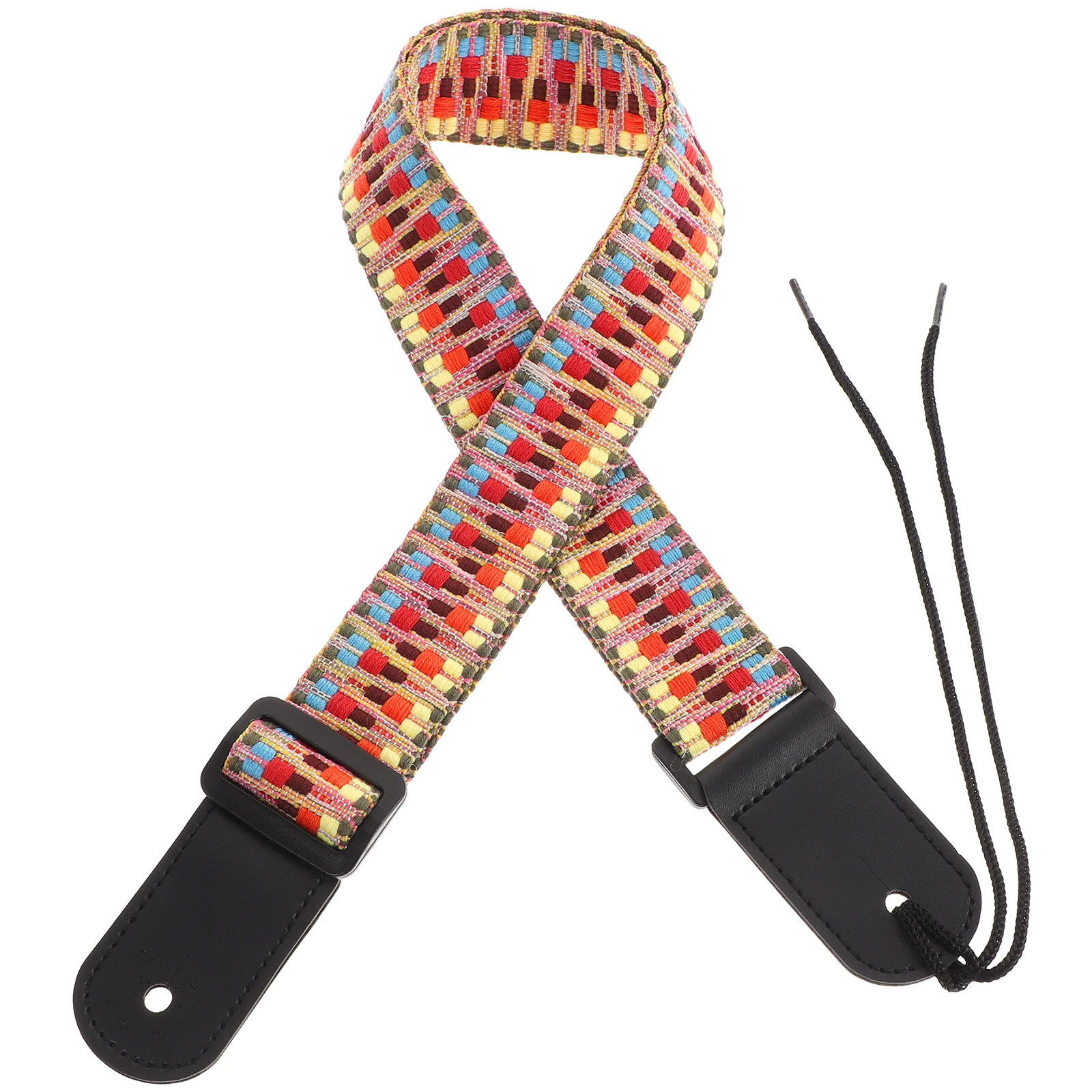 

Adjustable 70-120cm Strap Belt Adjustable Guitar Belt Cover Durable Cotton Comfortable Kids Adults Multiple Styles