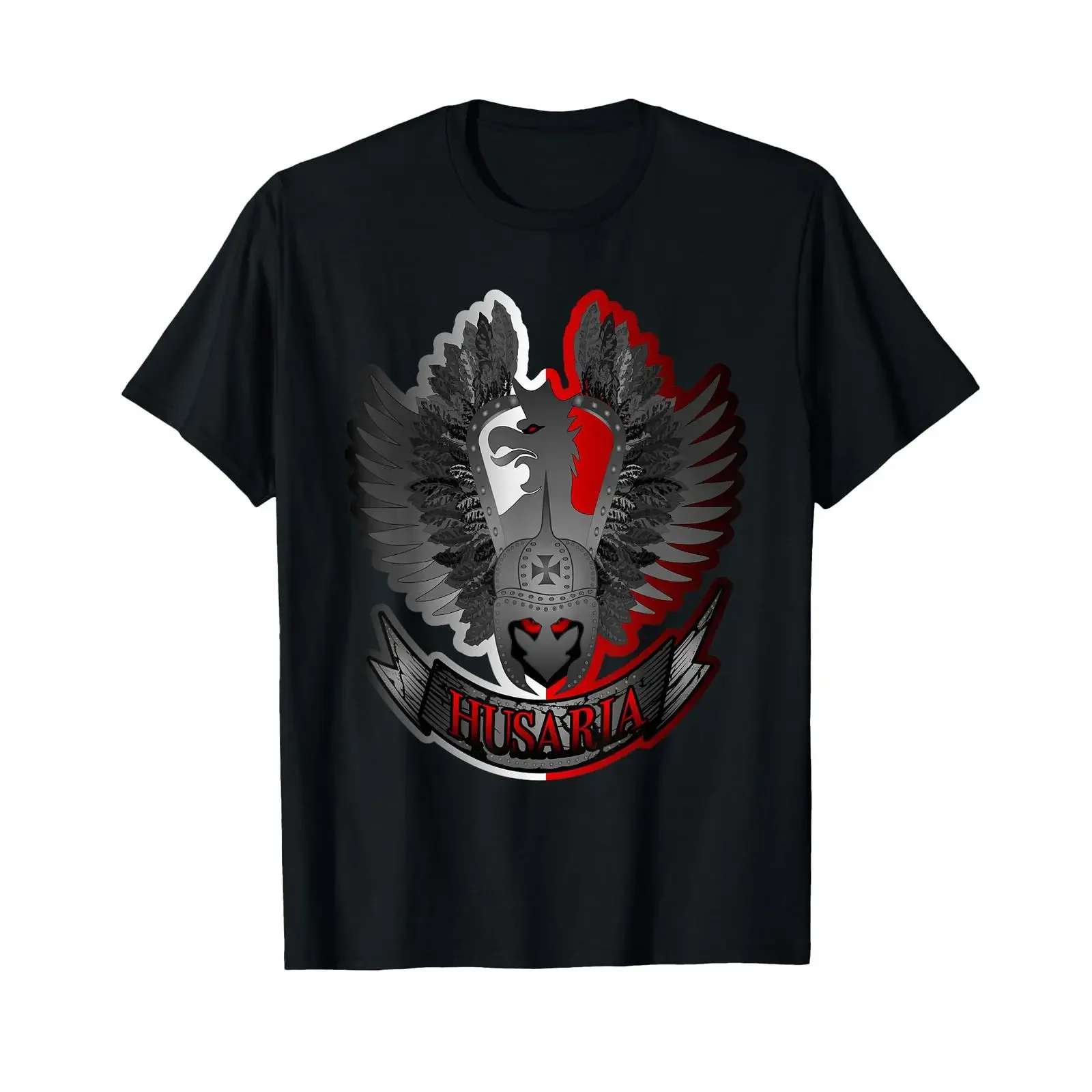 Husar Husaria Geflügelter Husar Polnisch 18. und 19. Jahrhundert T-Shirt Vintage Gewaschen Dehnbar Weich Unisex Vielseitige Streetwear