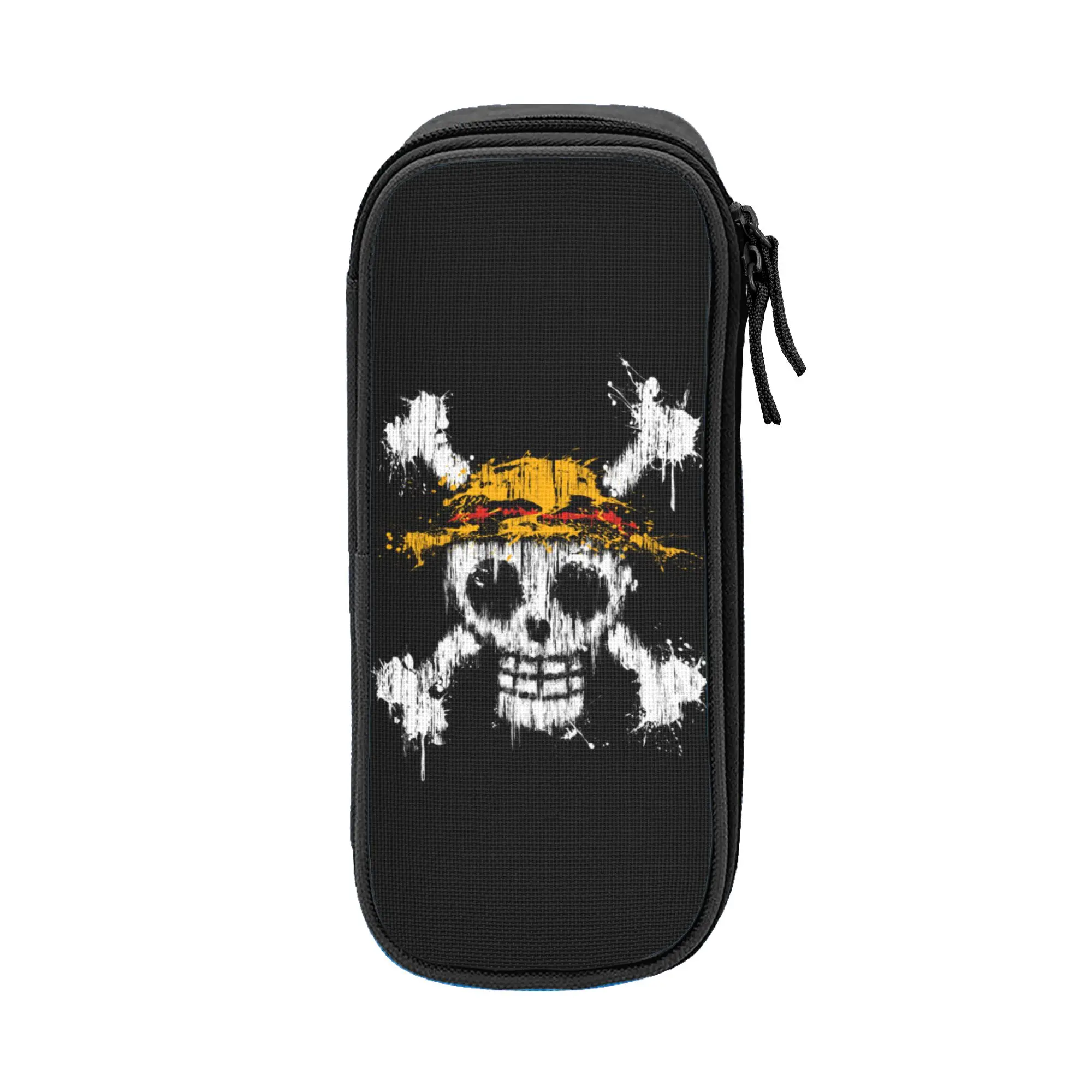 

o-one-piece-e onepiece luffys Merch Pencil Case Large-capacity Office Accessories Skull Pencil Box Birthday Gift