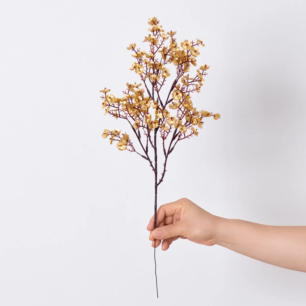 1pcs Artificial Flowers Baby Breath Flower Black Fake Flowers for Wedding Party Home Decoration Floral Bouquets DIY Accessories