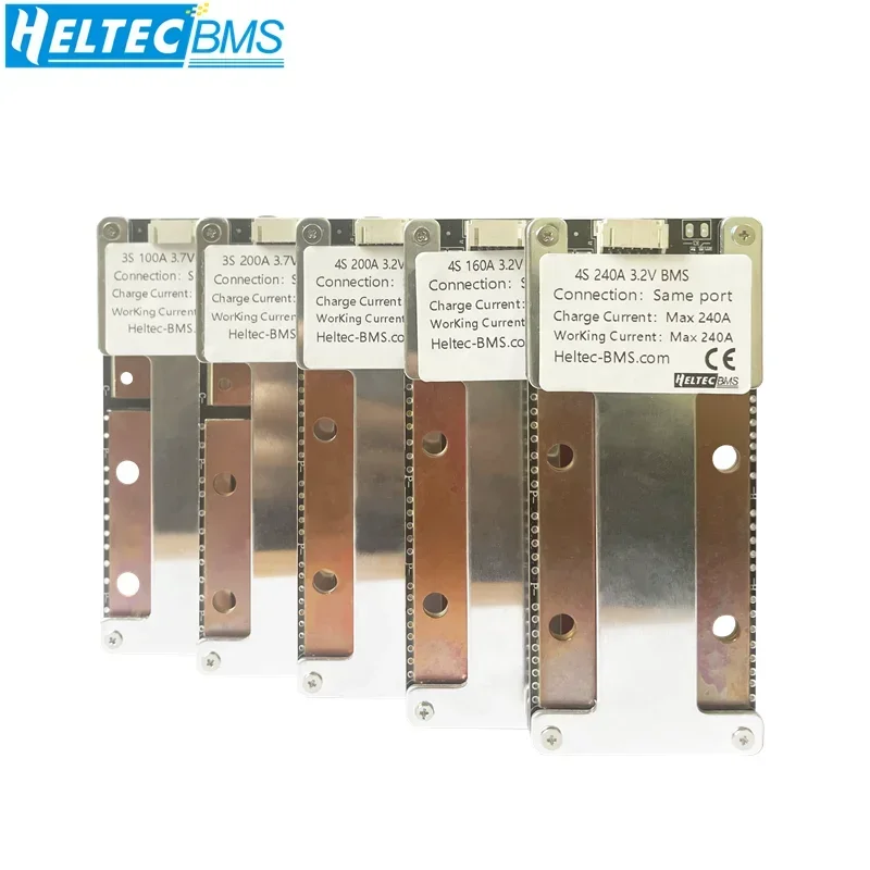 Heltec New 12V BMS 3S 4S 100A 120A 160A 200A 240A Lipo/Lifepo4 Battery Protection Board Energy Storage BMS