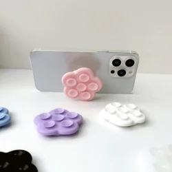Socket Silicone Suction Cup Phone Grip Tok Mount Holder Socket Pocket Bracket Mini Suction Sticker Phone Griptok Holder Stand