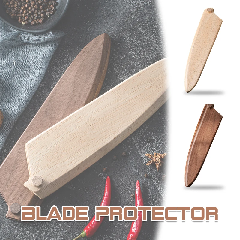 

Chef's Knife Sheath Wooden Scabbard Blade Protector Blade Holder Wood Knife Cover Kitchen Knife Guard Wooden Protectors