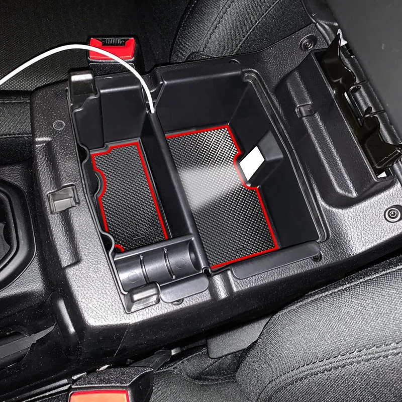 Center Console Organizer Tray For Jeep Wrangler JL/JLU 2018-2022 and Jeep Gladiator JT Truck 2020-2023 Accessories Storage Box