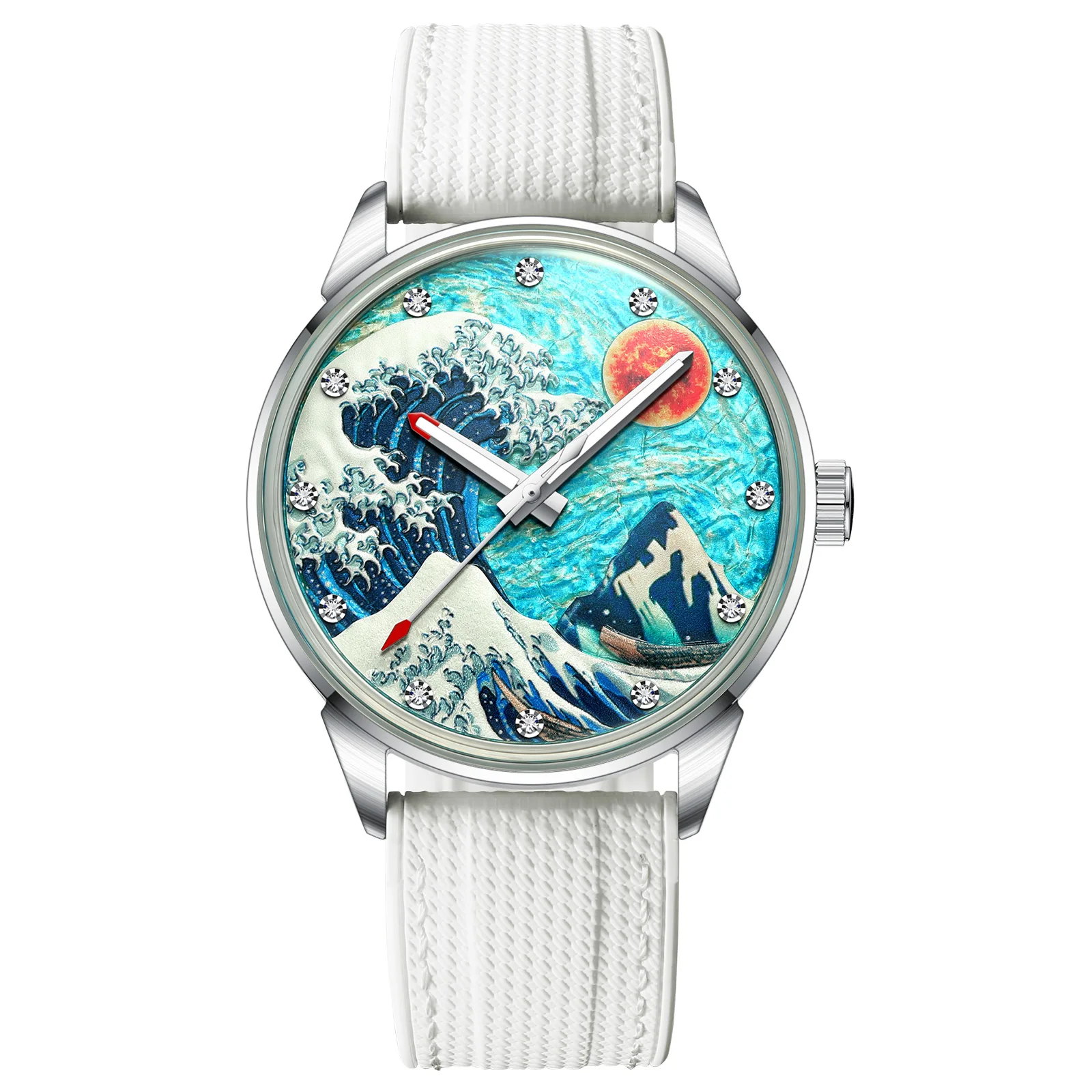 AILANG Fashion Luxury Men's Wristwatch Silicone Strap Fashion Sports Automatic Mechanical Watches for Woen