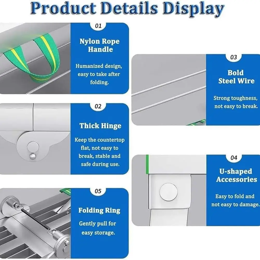 Adjustable Steel Scaffold Ladder Platform - Foldle Work Platform, 400 kg Capacity