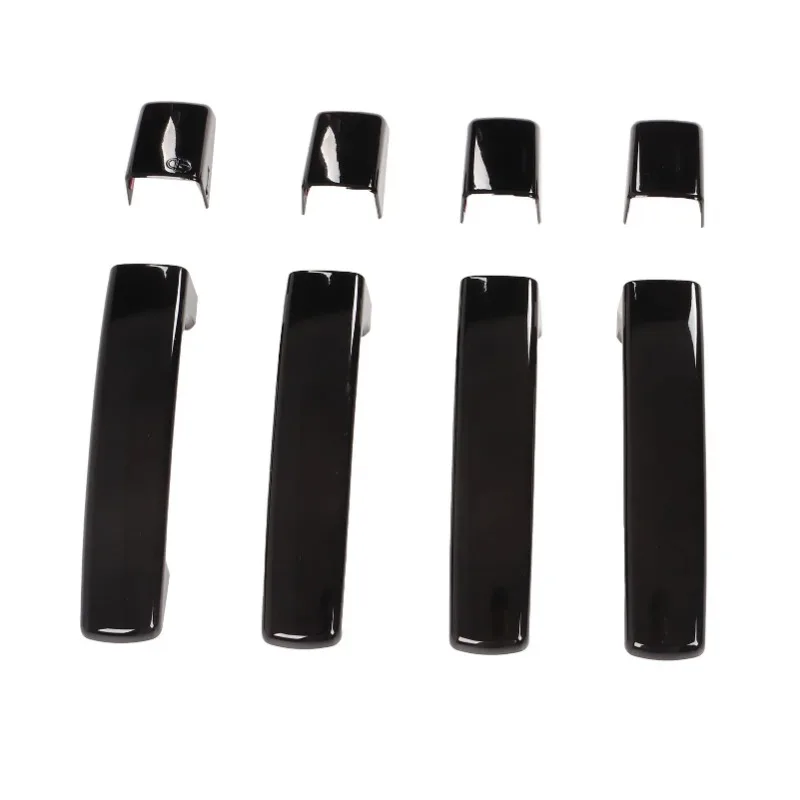 

Панель наружной ручки двери автомобиля с отделкой черного фортепиано — внешняя накладка на крышку для Land Rover с левым рулем