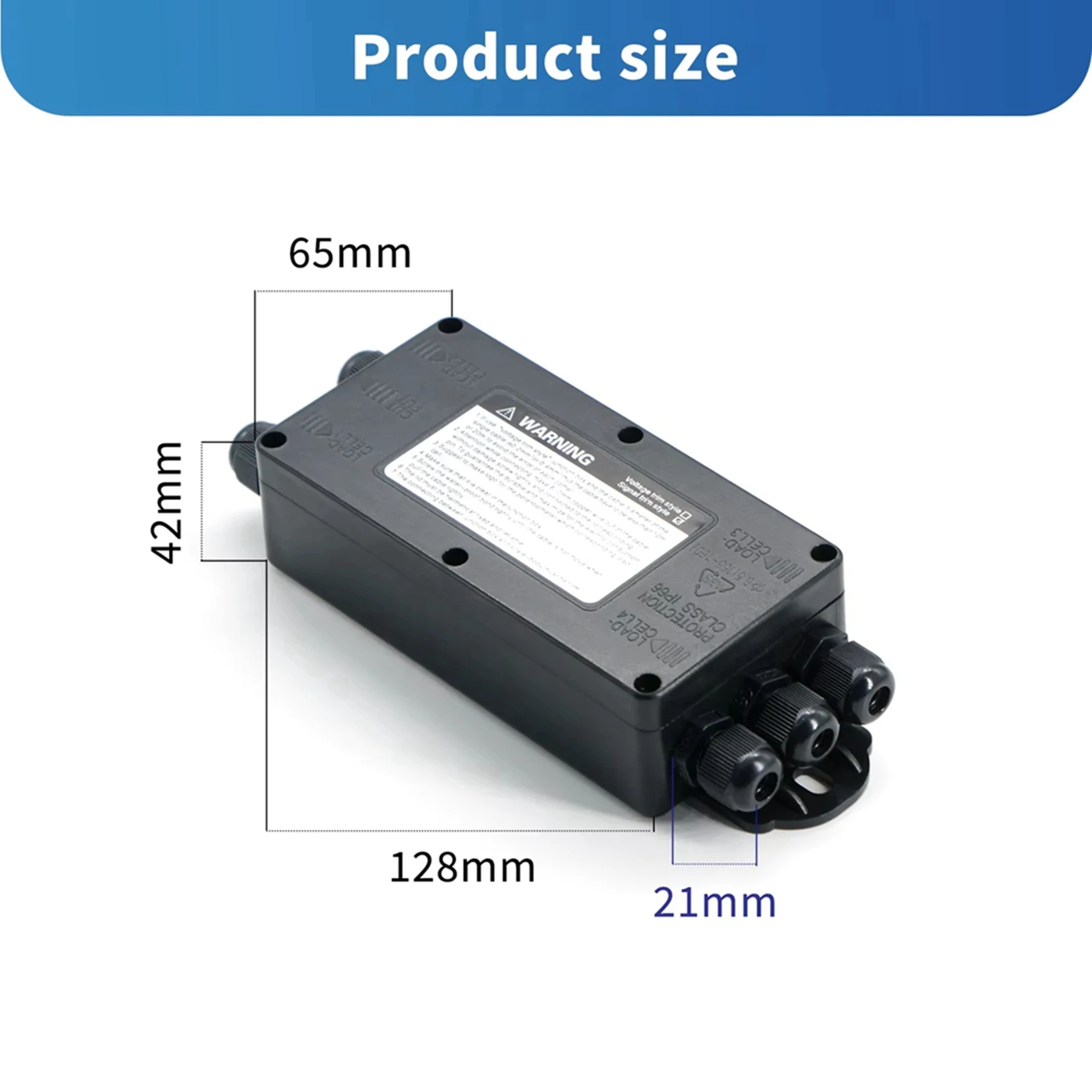 AAAF 2X 4 In 1 Load Cell Shell Junction Box Amplifier,With Multiple Protections Connection: 1-4 Sensors,Belt Weighing Tower