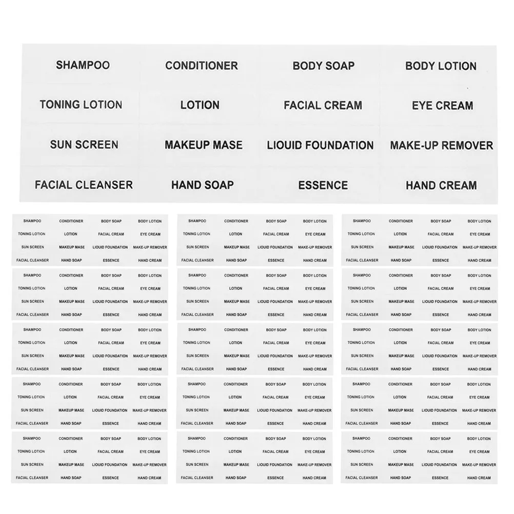 

15 листов изысканных этикеток для ванной комнаты: для бутылок, банок, дорожных туалетных принадлежностей, шампуня, кондиционера