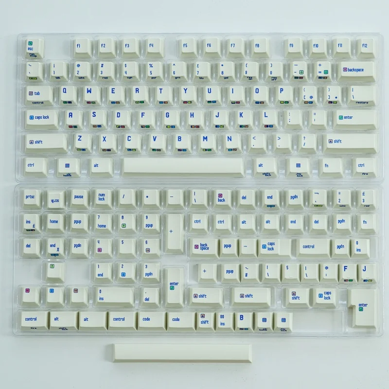 Imagem -06 - Keycaps Commodore 64 Cherry Profile Dye-sublimação Pbt Keycap Tecido 61 68 71 84 87 980 104 108 C64