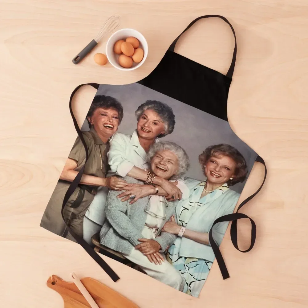 

The Golden Girls Apron For Kitchen Women Teacher painting Apron