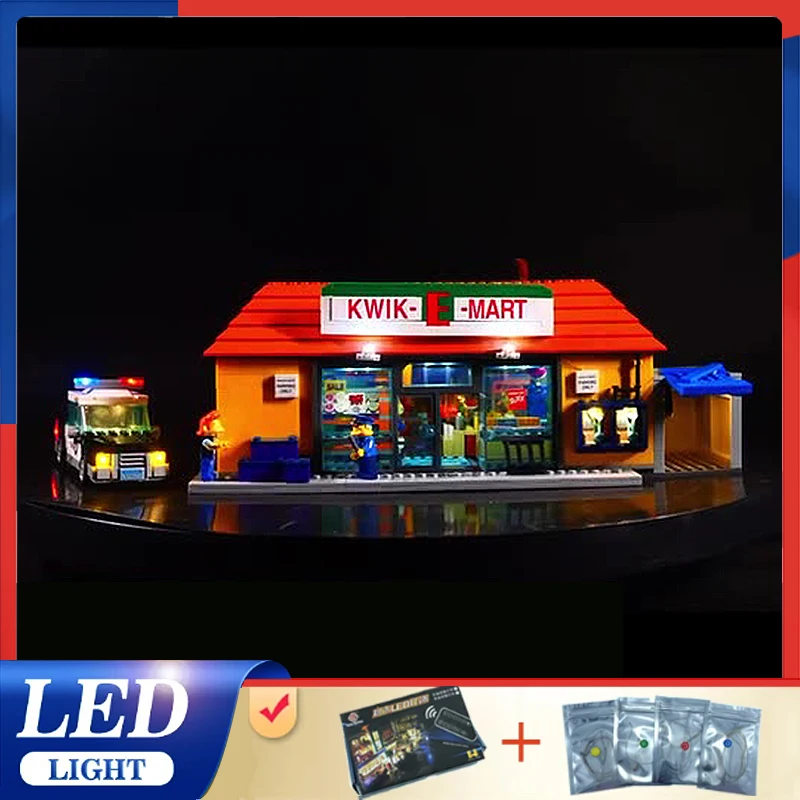 

Diy LED Light Kit For LEGO 71016 Kwik-E-Mart (Only LED Light,Without Blocks Model )