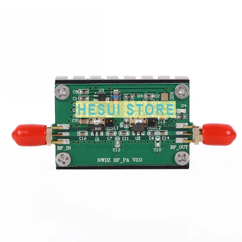 2MHz- 700MHz 3W Microwave HF FM VHF UHF transmit Modue , Broadband Shortwave RF power amplifier Module Board