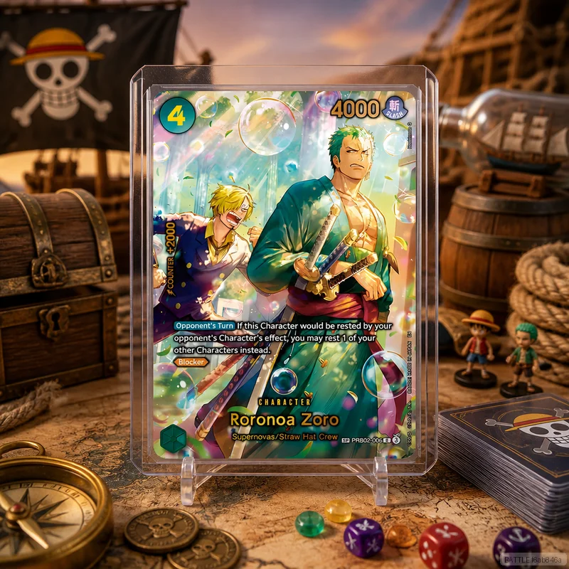 

Roronoa Zoro PRB02-006 en DIY OPCG Collection Cards Self Made Single Card Classic Game Anime Card Gift Toy 5PCS 10PCS Set