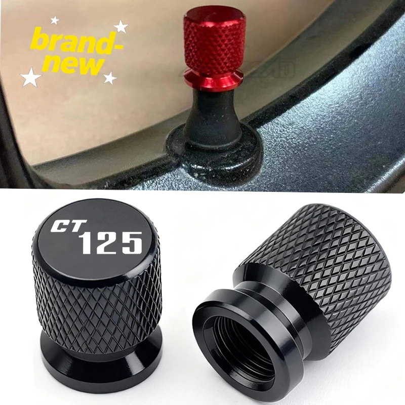 Nueva tapa de cubierta de puerto de aire para HONDA CT125 CT 125 Hunter Cub 2020 2021, accesorios universales, tapa de válvula de neumático de rueda de aluminio CNC