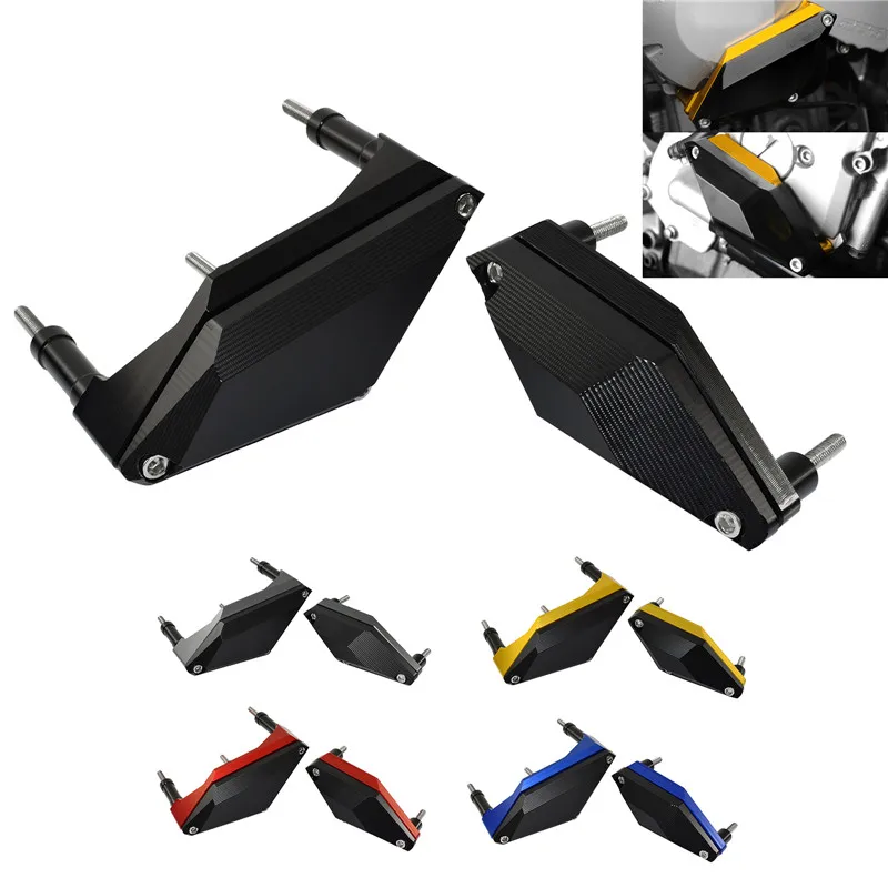Motorbike Left & Right Engine Crash Pads Frame Sliders Protector For Yamaha FZ6 FAZER FZ6N FZ6S FZ6S2 2006 2007 2008 2009 2010
