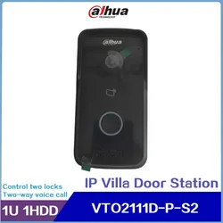 Dahua VTO2111D-P-S2 IP Villa Door Station, Support Control Two Locks and Two-way Voice Call