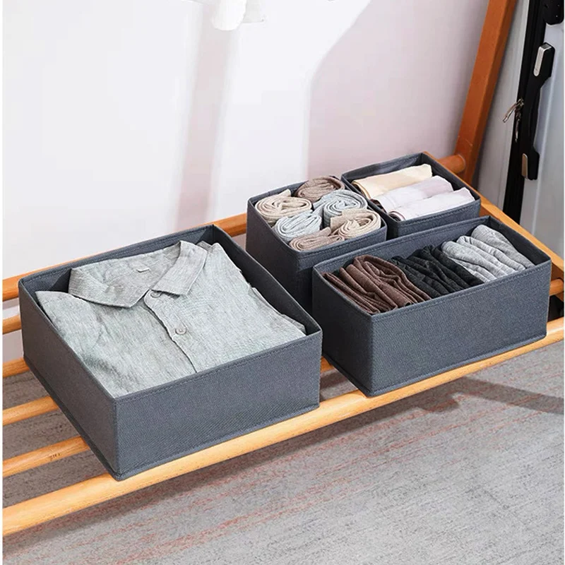 

Foldable Non-Woven Fabric Kids Toys Organizer Storage Box Home Use Underwear Pants Drawer Style Organizer Box Cabinet Storage