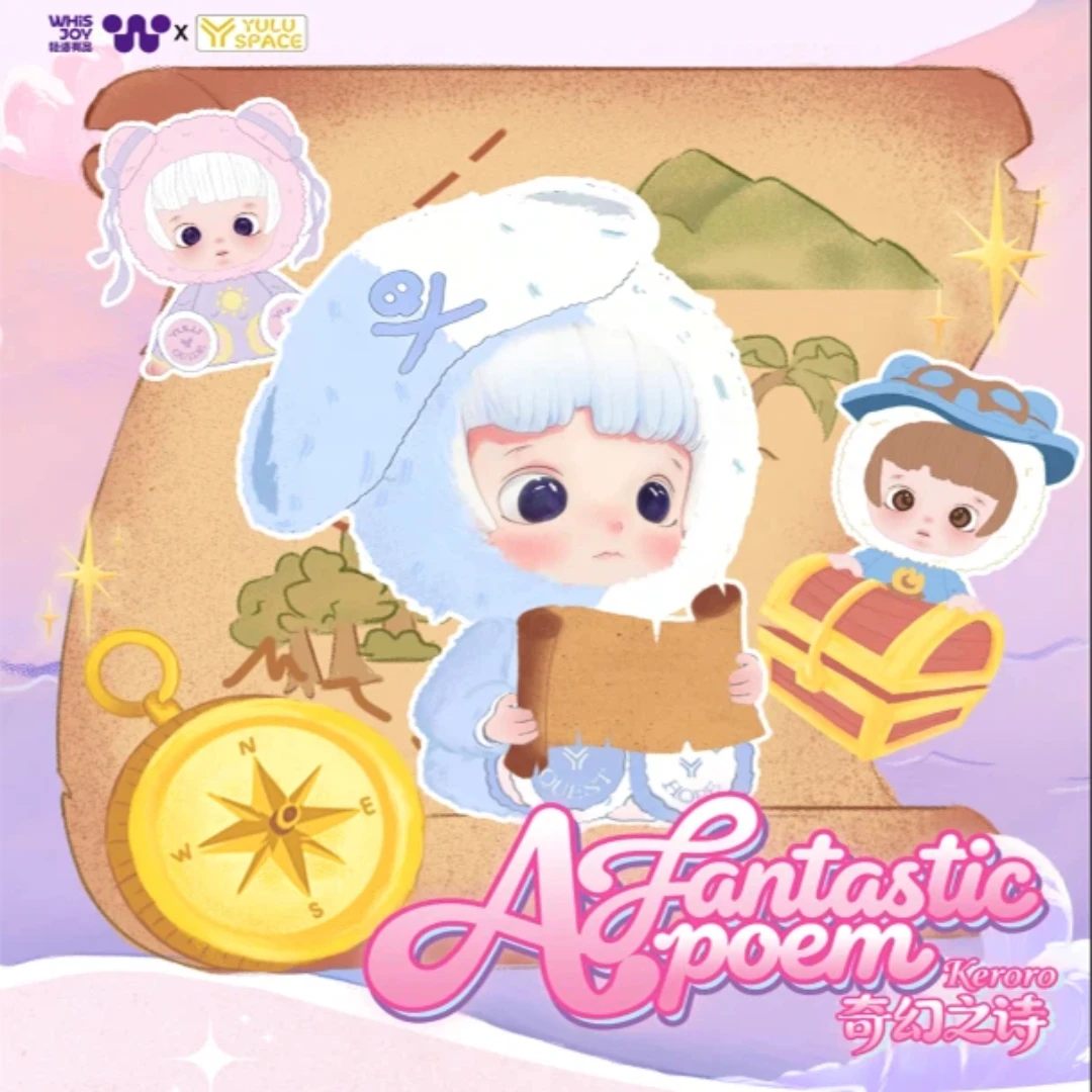 

Keroro Afantastic Poem Series Blind Box Kawaii Collectible Doll Unique Play Press Head Unlock Surprise Toy Gift For Collectors