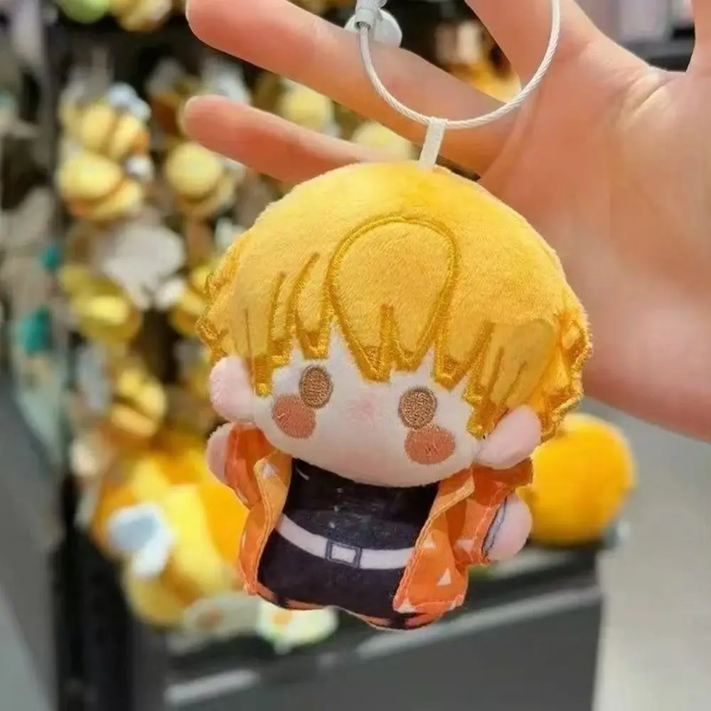 

Плюшевая кукла-подвеска Demon Slayer Kyoujurou, японское аниме, игрушка для косплея Tomioka Giyuu, 10 см, кавайная мягкая хлопковая кукла, брелок