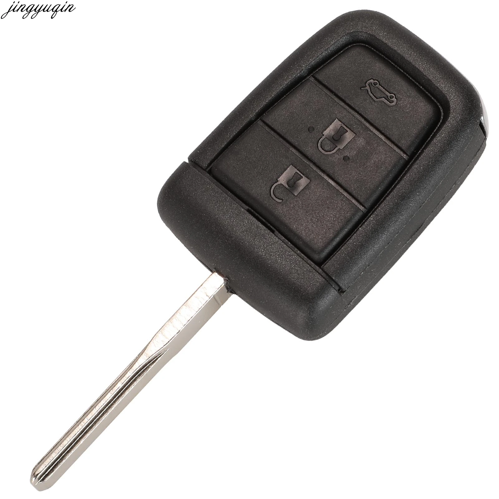 Jingyuqin Remote Car Flip Key Case Shell Modified For Chevrolet Caprice for Holden Commodore VE With 3 + Panic 4 Buttons Fob