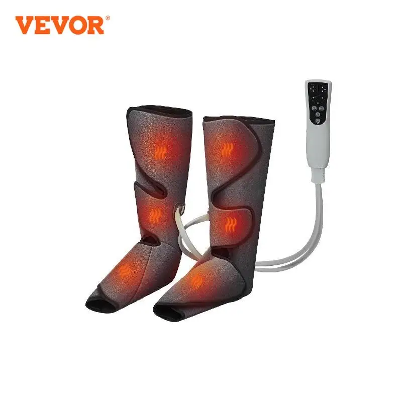 

VEVOR Leg Massager Heat Air Compression Massager for Foot and Calf Compression Massage Boots for Circulation and Pain Relief