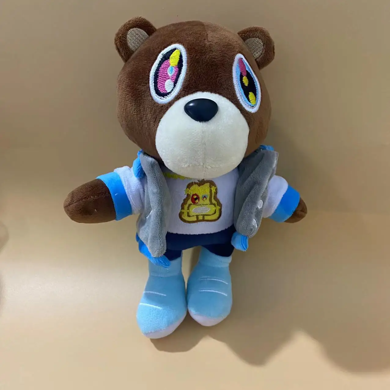 26CM Kawaii Kanye Dropout Bear Teddy Bear Plush Toys Doll Kanye West Graduation Soft Stuffed Home Room Decor Birthday Gift