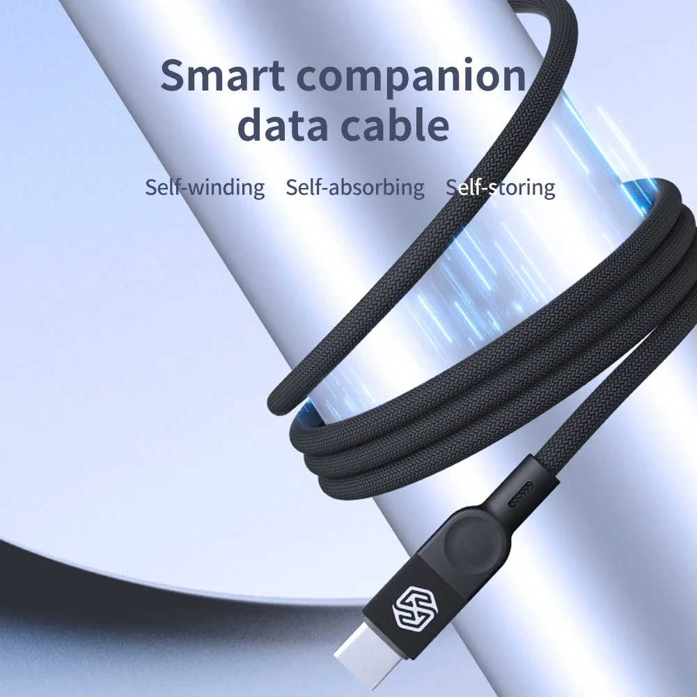 Nillkin Small Coil PD Magcharge Cable Type C To Type C Fast Charging For Huawei Xiaomi Samsung 1m USB C Data Cable