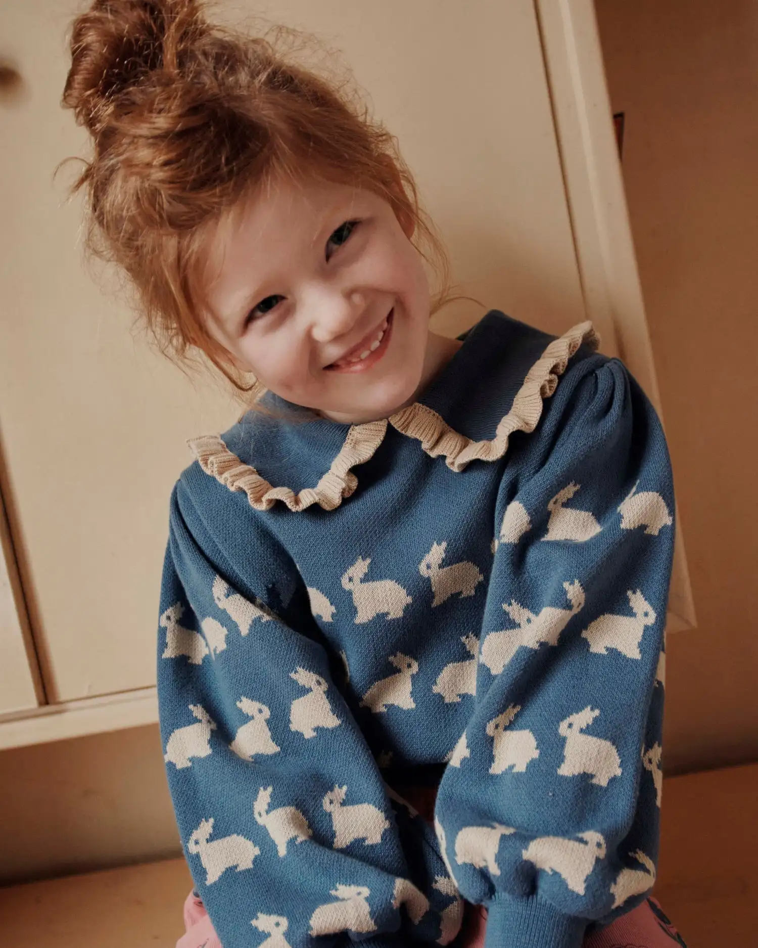 Emileetida-Cardigan Triblockchain pour Enfant Fille, Pull Mignon, Vêtements d'Extérieur à la Mode, Collection Hiver-Automne 2024