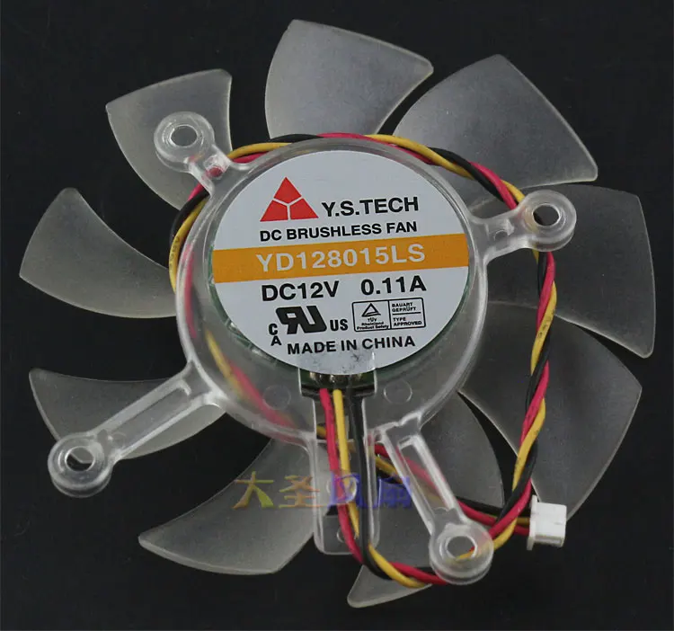 Original for ASUS EN9800GT Video Graphics Card Cooling Fan YD128015LS 0.11A