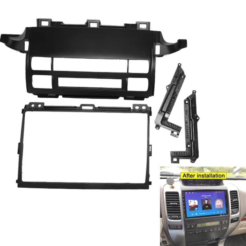 

Car Radio Fascia For Toyota Prado 120 J120 DVD Stereo Frame Plate Adapter Mounting Dash Installation Bezel Trim Kit