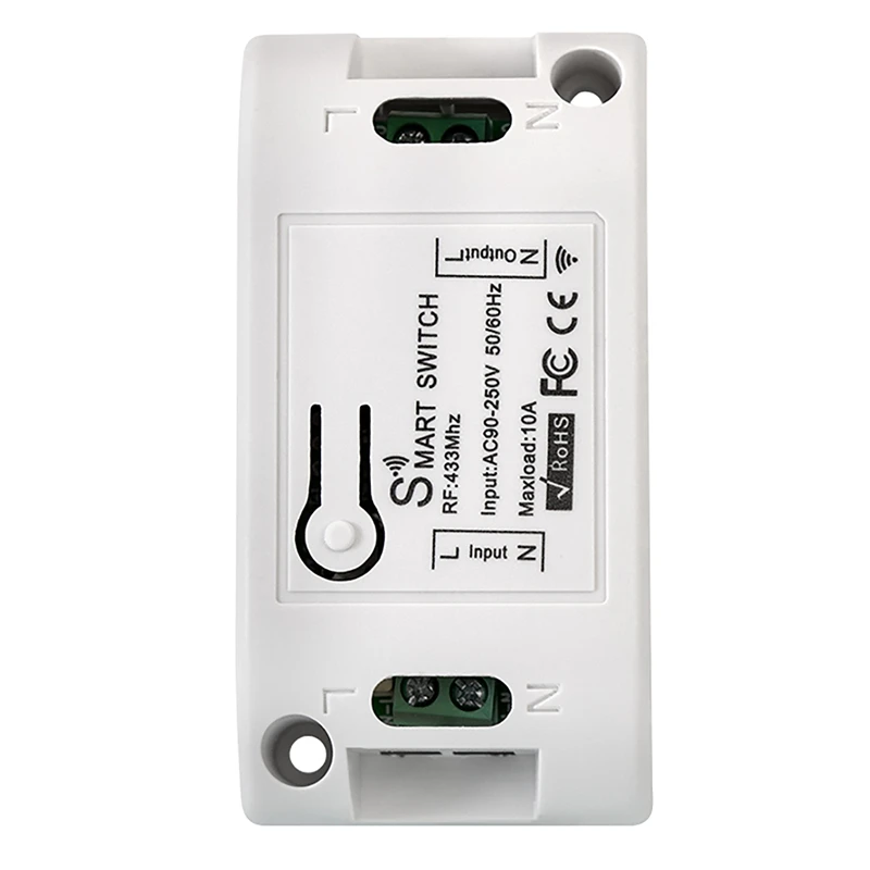 WI-fiワイヤレススマートスイッチモジュール,リモコン,シングルサーキットブレーカー,Alexa,Echo,Google Home,230v, 10a用