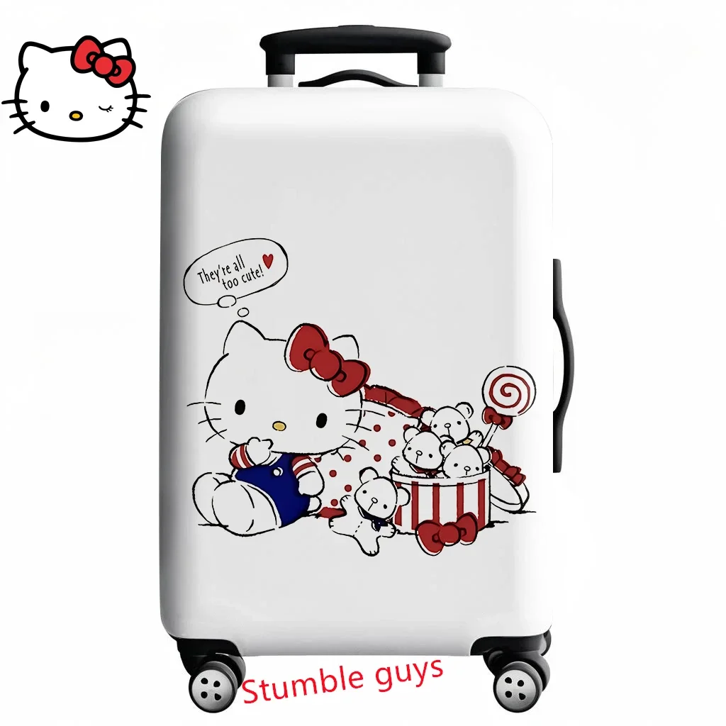 غطاء الأمتعة Demon Hunters Kpop يناسب حقائب السفر مقاس 18-32 بوصة بطباعة الرسوم المتحركة