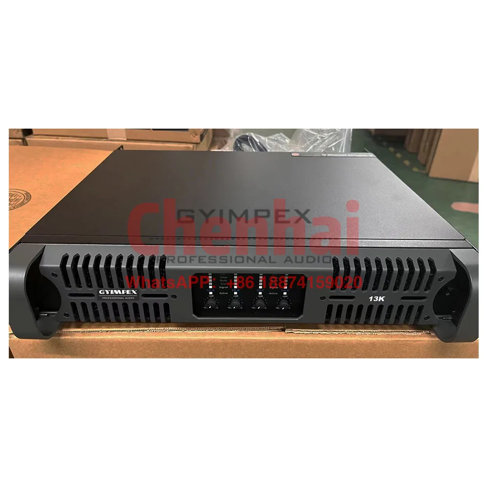 

GYIMPEX AUDIO 13k Class TD 4 channels 1300 watts 2U 2 ohms Audio Subwoofer Power Amplifier 110v To 220v Switching Amplifier