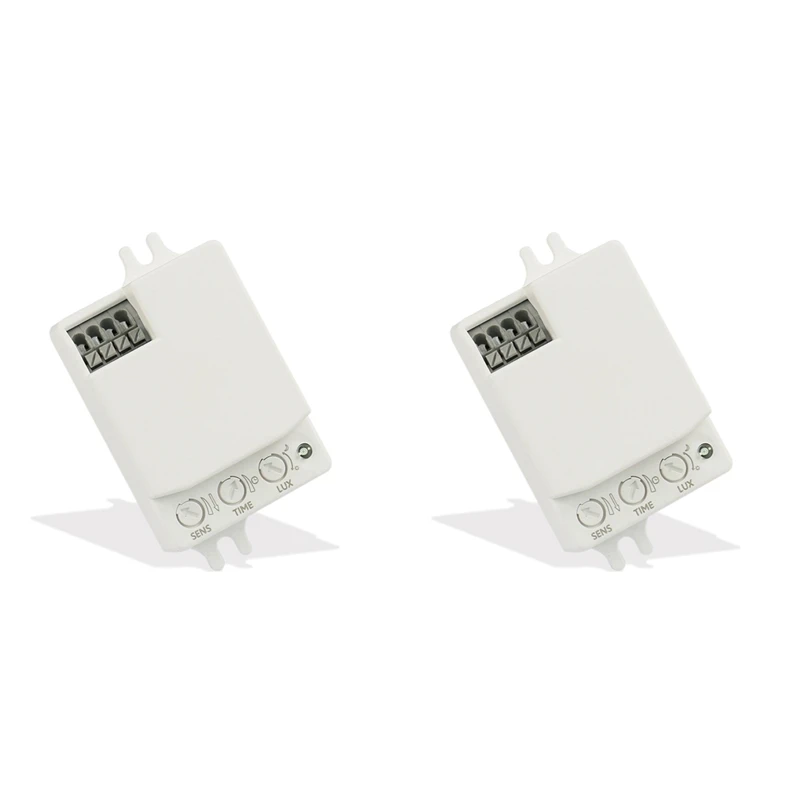 

ABRU-2X 5,8 ГГц мини-микроволновый радарный датчик движения переключатель AC85-265V интеллектуальный датчик человеческого тела переключатель движения свет