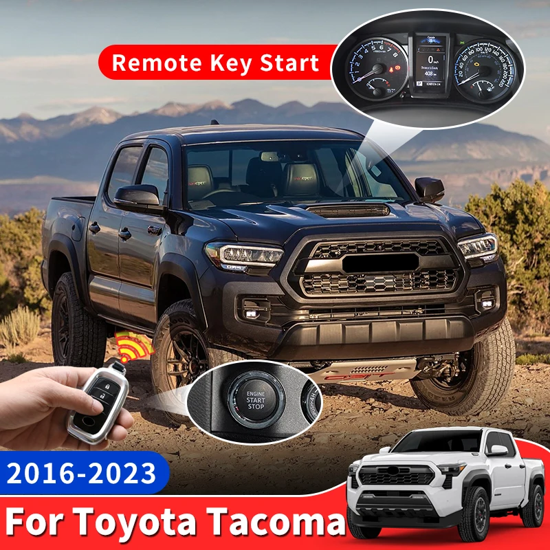 new Toyota Tacoma TRD 2016-2023 Remote Remote Start Module Key One Button Start car Upgrade Refit Accessories Easy Installation