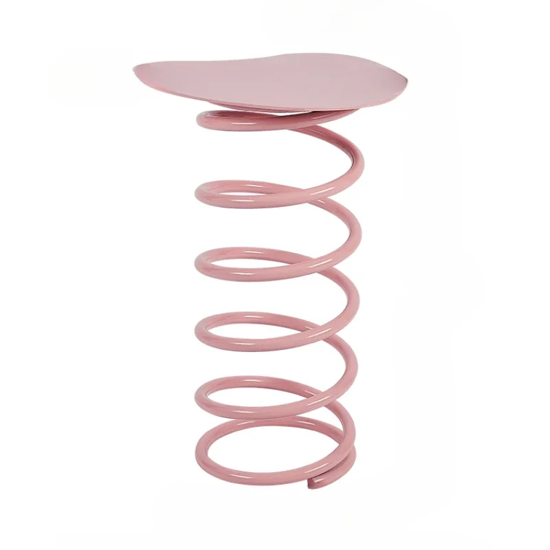 

Middle Style Side Table Living Room Designer Room Desks Creative Spring Coffee Table Multi-Scene Suitable