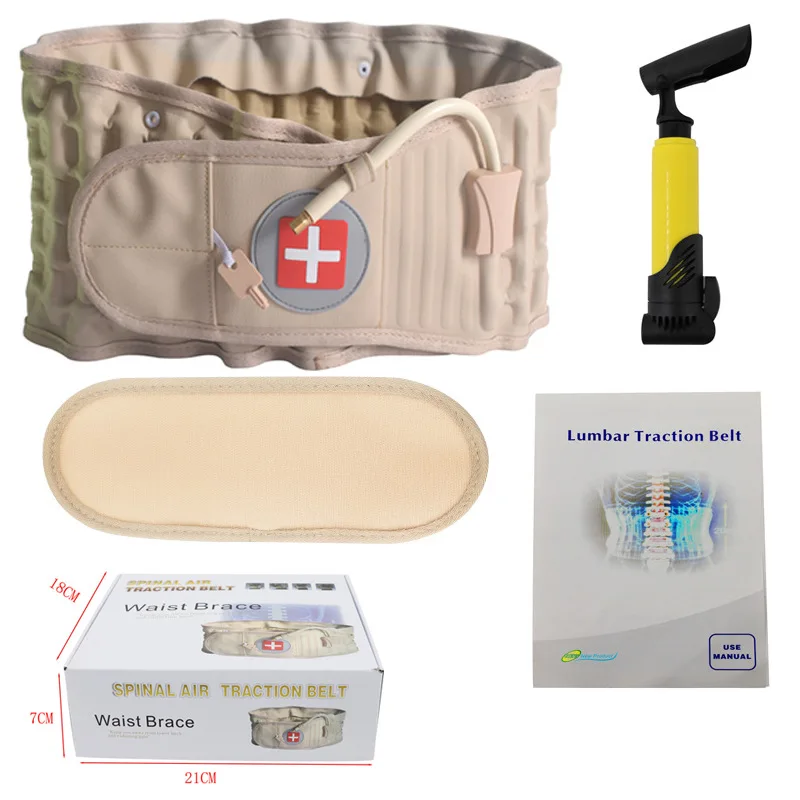 حزام خصر قطني قابل للنفخ، حزام جر للذكور والإناث، حماية خصر قابلة للنفخ