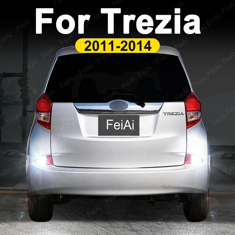 

LED Reverse Lights For Subaru Trezia 2011 2012 2013 2014 Accessories Car Reversing Light Super Bright LED Backup Bulbs