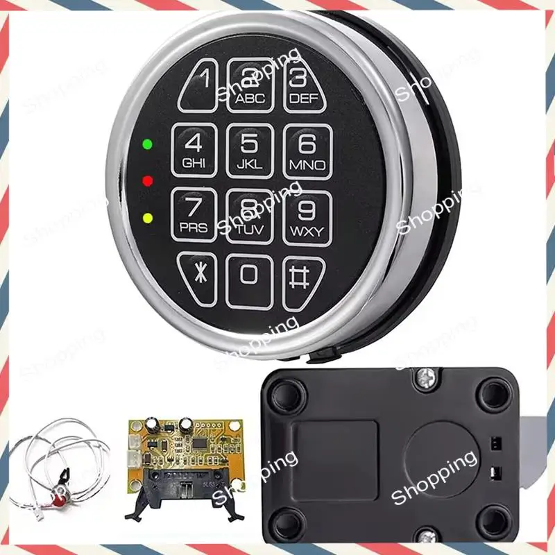 M20K Stackable Safelock Replacement With Swing Bolt Fire Resistantchrome Number Keypad Electronicsafe Lock Forsafes